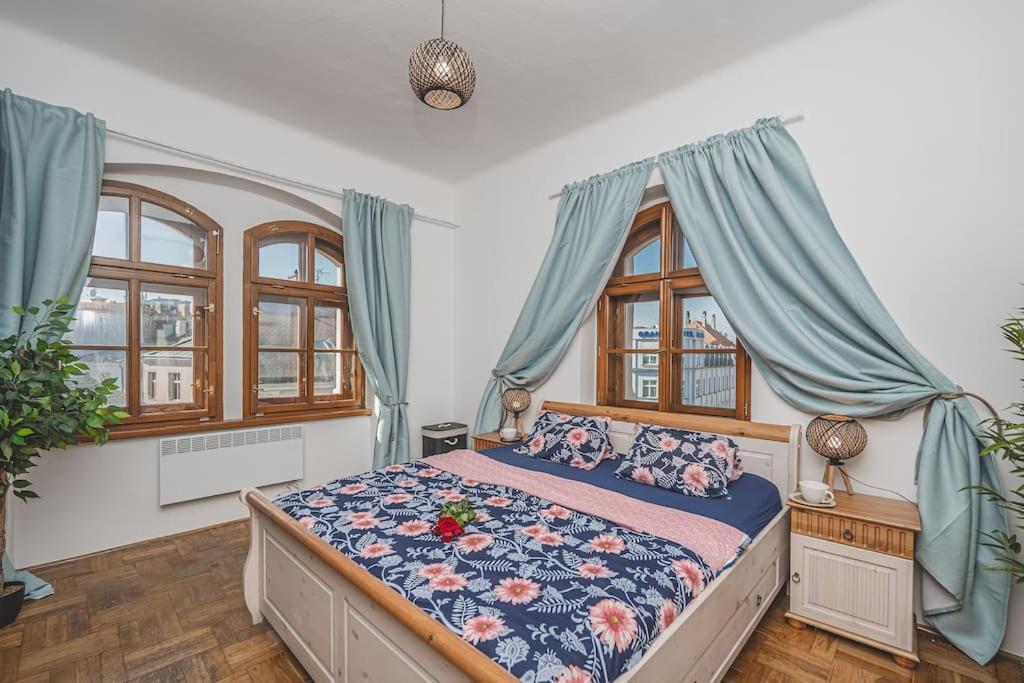 Carolina'S Romantic Apartment Hradec Králové エクステリア 写真